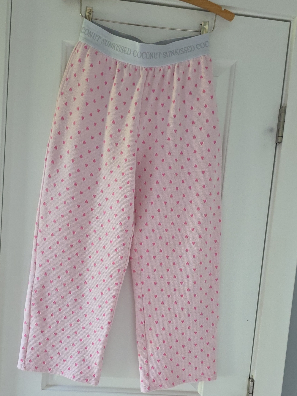 Sunkissed Coconut Pink Heart Pajama Pants
